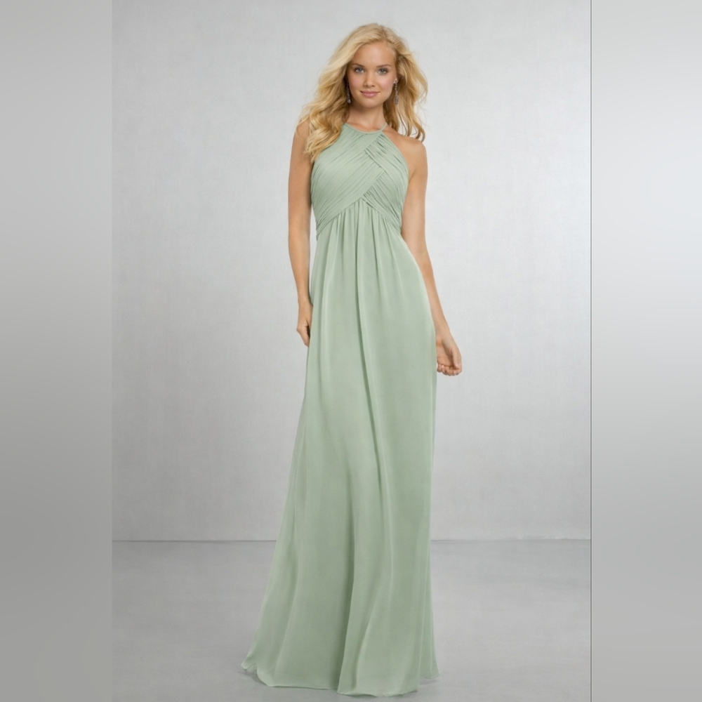 Mori Lee Dress Gown Moss Green Size 16